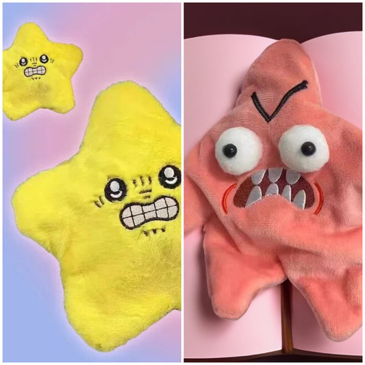 Set - Chiikawa and Patrick Star (Interactive) Keychain