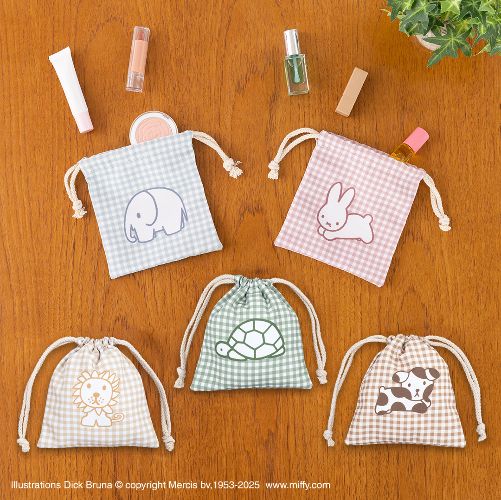 Kuji - Bruna Animal - Miffy Gingham Check Collection