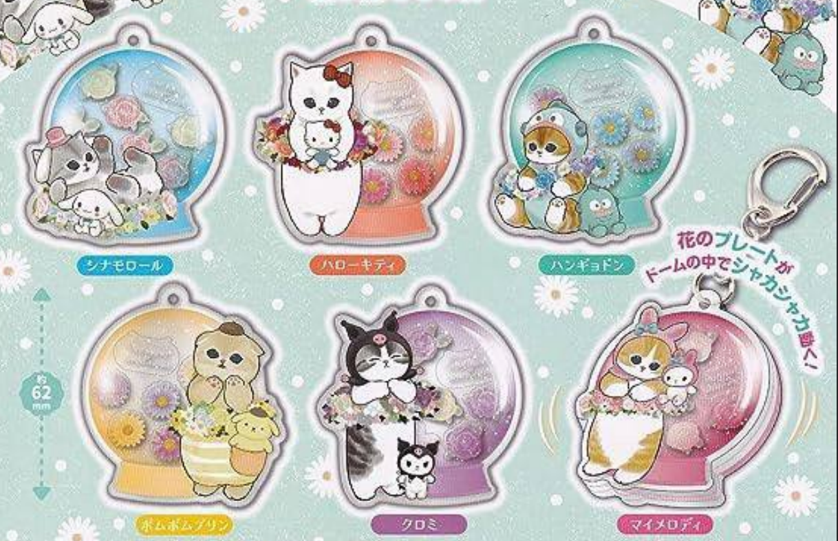 Gashapon - Mofusand x Sanrio - Keychain!