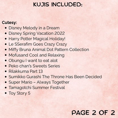 Kuji - WWOT's GG CHOOCHOO [GET MIN 2 TIX]