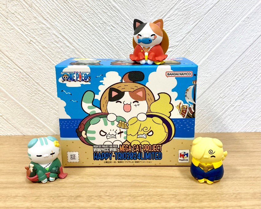 Set - One Piece - Megahouse Limited Edition - Nyanpiece Happy Trio!