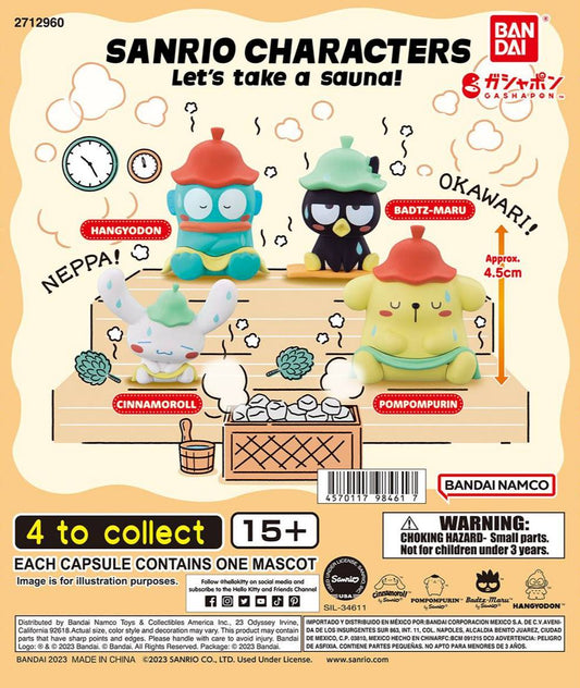 Gashapon - Sanrio Characters - Sauna Collection!